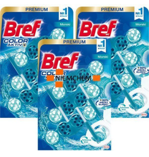 Bref Color Activ+ Morski Zawieszka do Wc 9x50g