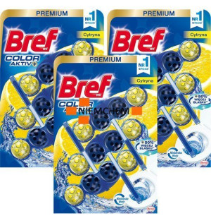 Bref Color Activ+ Cytryna Zawieszka do Wc 9x50g