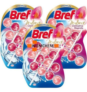 Bref DeLuxe Delikatna Magnolia Zawieszka Kulki Wc 9 x 50g