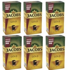 6x Jacobs Gold Kawa Mielona 500g