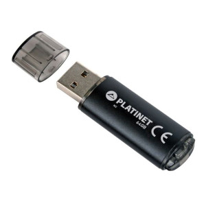 Aluminiowy Pendrive USB 2.0 X-Depo 64GB Czarny