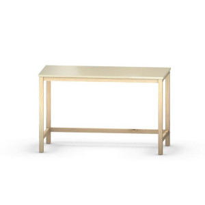 B-DES3 - BEIGE biurko 120x60cm, drewniany stelaż