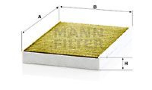 Filtr kabinowy MANN-FILTER FP 2742 CUK2742