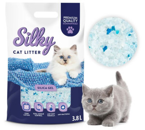 SILKY Żwirek silikonowy dla kota 3,8L
