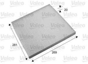 Filtr kabinowy VALEO 715703 CU29001