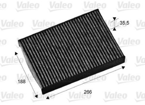 Filtr kabinowy z węglem aktywnym VALEO 715673 6479K9