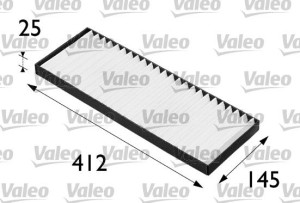 Filtr kabinowy VALEO 698202 CU4151