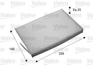 Filtr kabinowy VALEO 715709 CU15001