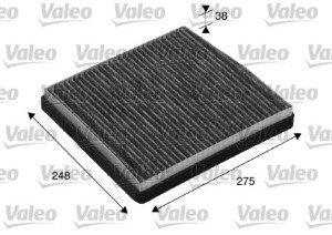 Filtr kabinowy z węglem aktywnym VALEO 715512 CUK2855