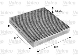 Filtr kabinowy z węglem aktywnym VALEO 715681 C2Z6525