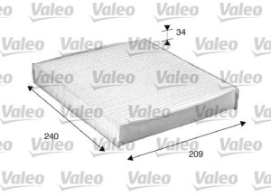 Filtr kabinowy VALEO 698882 CU2559