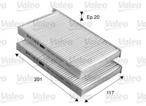 Filtr kabinowy VALEO 715669 CU210052