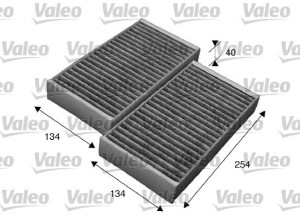 Filtr kabinowy z węglem aktywnym VALEO 715544 CUK26462