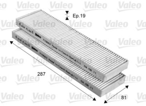 Filtr kabinowy VALEO 715662