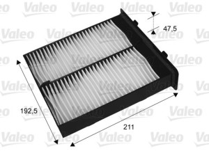Filtr kabinowy VALEO 715652 CU21004