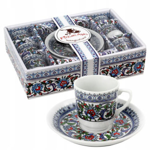Zestaw Do Kawy Espresso 6x Filiżanka I Spodek