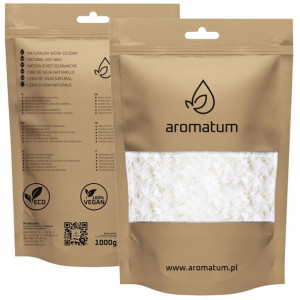 Wosk Sojowy Naturalny Do Świec Masażu Soy Wax 1kg
