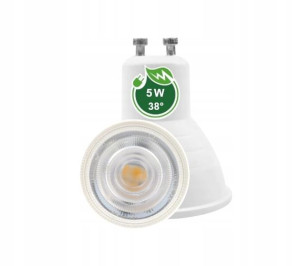 Żarówka Gu10 Led 5w Wydajna Neutralna Biała 4500k