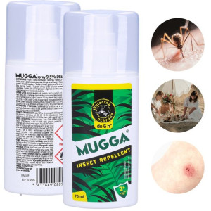 Mugga Spray Deet Odstrasza Owady Komary Kleszcze