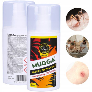 Mocny Środek Przeciw Komarom Mugga Deet Strong 50%