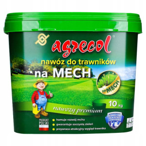 Agrecol Nawóz Do Trawy Trawników Na Mech 10 Kg