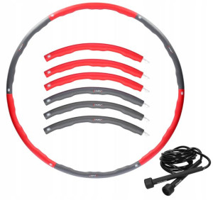 Piankowe Hulahop Hoop Z Wypustkami Składane 100cm