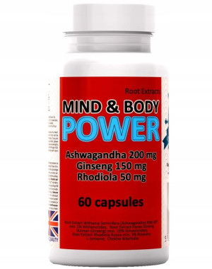 Suplement Dieta Power Ashwagandha Wege 60 Porcji
