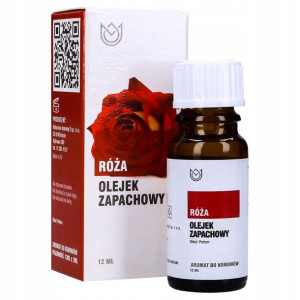 Olejek Zapachowy Naturalne Aromaty Róża 12ml Sauna