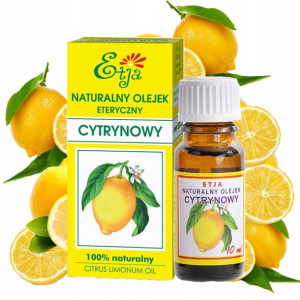 Naturalny Olejek Cytrynowy 100% Etja Kąpiel Sauna