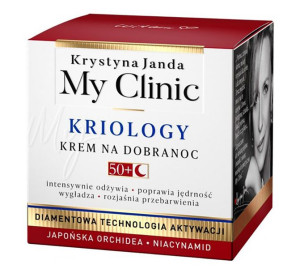 JANDA krem na dobranoc 50+ MY CLINIC #Kriology