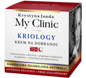 JANDA krem na dobranoc 70+ MY CLINIC #Kriology