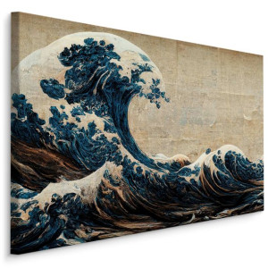 Obraz Do Jadalni FALE Oceanu Styl Vintage 120cm x 80cm