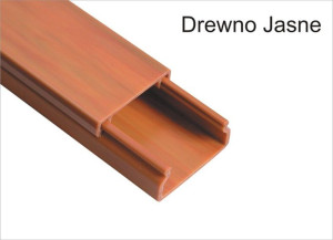 Korytko kablowe MKE 15/32 drewno jasne 2m AKS ZIELONKA