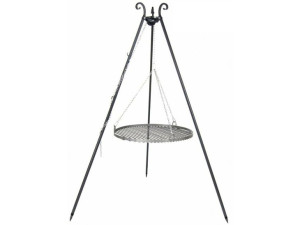 Grill na trójnogu Korono 180/101 180cm/50cm z rusztem ze stali czarnej