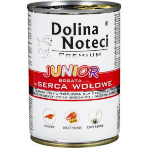 DOLINA NOTECI Premium junior serca wołowe 400g
