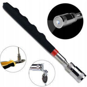 Chwytak Magnetyczny Magnes Teleskopowy Led 80cm