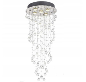 Żyrandol Kryształowy Lampa Kryształowa Spirala Xl