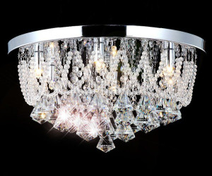 Lampa Enrica Żyrandol Plafon Kryształowy 45cm