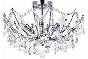 Lampa Sufitowa Kryształowa Żyrandol Celine Ø50cm