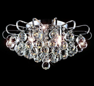Lampa Anette Żyrandol Plafon Kryształowy 45cm