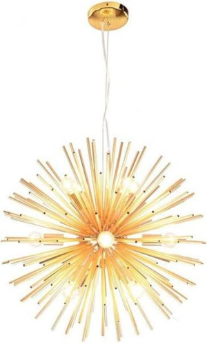 Duża Lampa Wisząca Żyrandol Sunny Gold Ø52cm