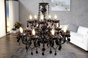Żyrandol 15 Ramienny Ø80cm Kryształowy Lampa Sufitowa