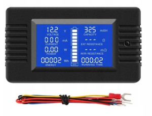 Miernik Parametrów Elektrycznych 10a Dc Watomierz