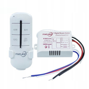 Włącznik Radiowy 230v Zdalne Sterowanie 2x1000w