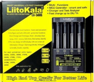 LiitoKala Lii-500S Ładowarka akumulatorów Li-IonAA