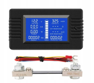 Miernik Parametrów Elektrycznych 100a Dc Watomierz