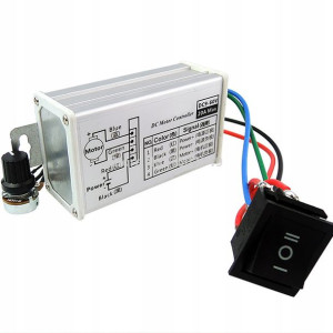 Regulator Obrotów Silnika Dc 20a 10-60v Skuter Pwm