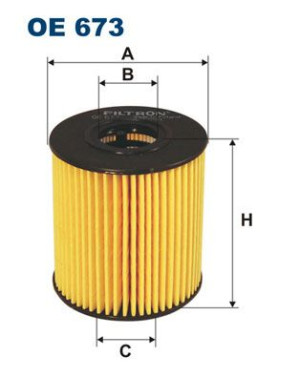 Filtr oleju FILTRON OE673 HU71151X