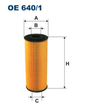 Filtr oleju FILTRON OE640/1 HU7262X