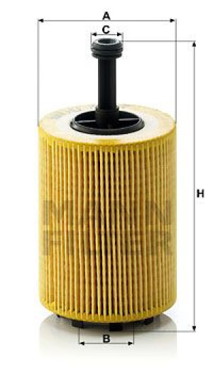 Filtr oleju MANN-FILTER HU719/7X HU7197X